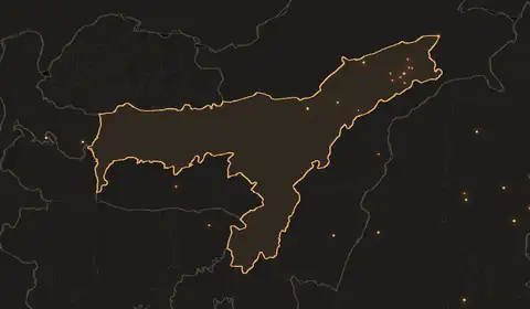 Wildfires in Assam