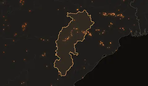 Wildfires in Chhattisgarh
