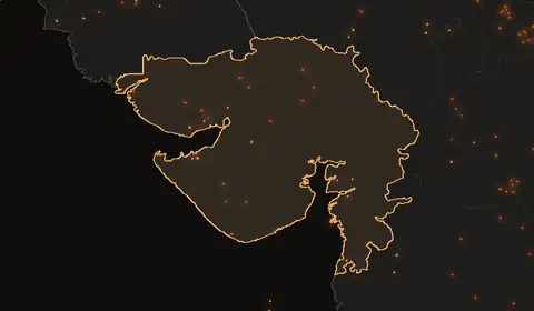 Wildfires in Gujarat