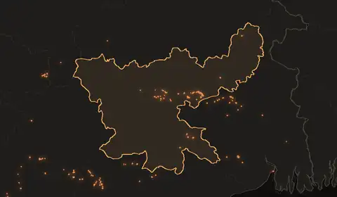 Wildfires in Jharkhand