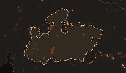 Wildfires in Madhya Pradesh