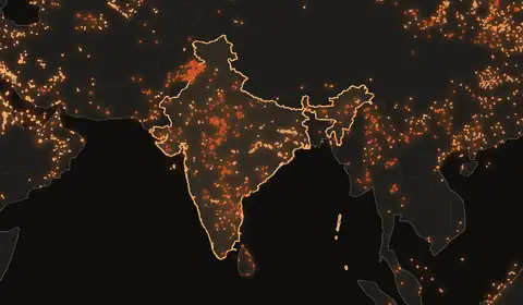 Wildfires in India