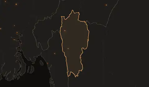 Wildfires in Mizoram