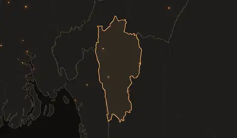 Wildfires in Mizoram