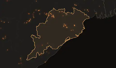 Wildfires in Odisha