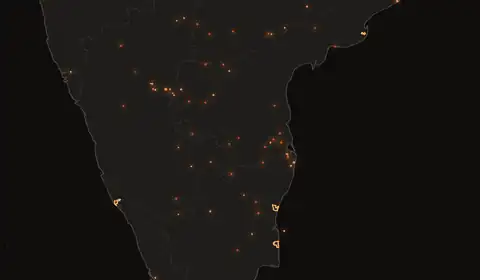 Wildfires in Puducherry