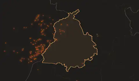 Wildfires in Punjab
