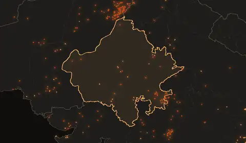 Wildfires in Rajasthan