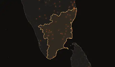 Wildfires in Tamil Nadu