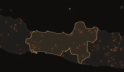 Wildfires in Central Java