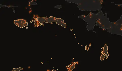Wildfires in Maluku