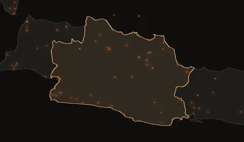 Wildfires in West Java