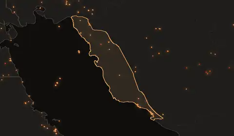 Wildfires in Bushehr