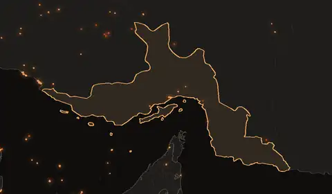 Wildfires in Hormozgan