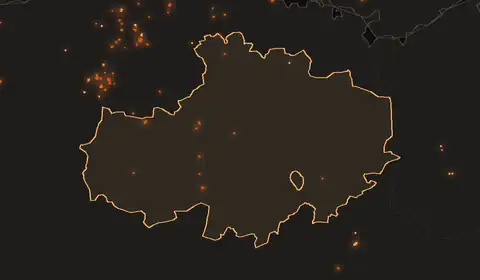 Wildfires in Akmola