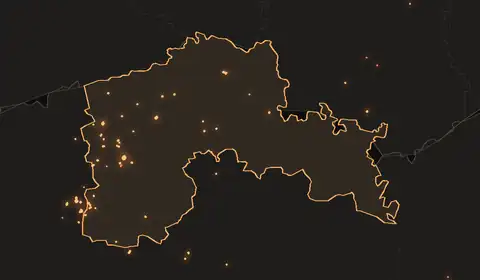 Wildfires in North Kazakhstan