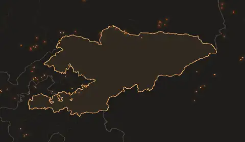Wildfires in Kyrgyzstan