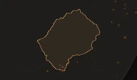Wildfires in Lesotho