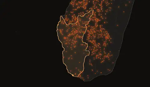 Wildfires in Atsimo-Andrefana