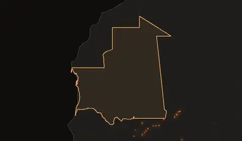 Wildfires in Mauritania