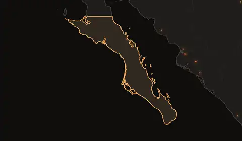 Wildfires in Baja California Sur