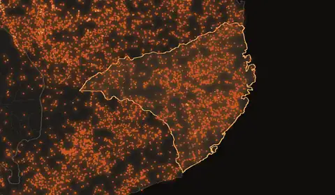 Wildfires in Nampula