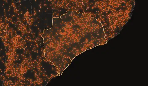 Wildfires in Zambezia