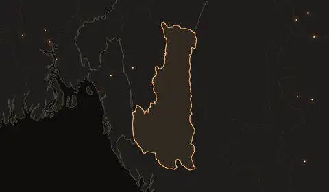 Wildfires in Chin State