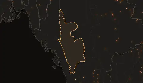 Wildfires in Magway