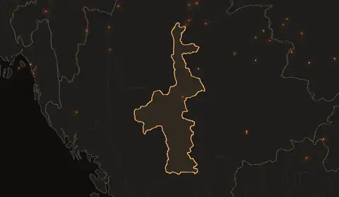 Wildfires in Mandalay