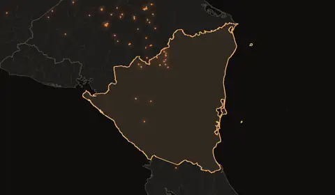 Wildfires in Nicaragua