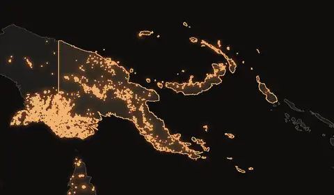 Wildfires in Papua New Guinea