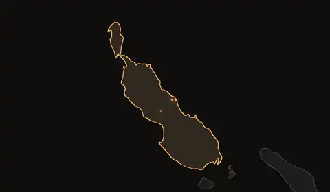 Wildfires in of Bougainville
