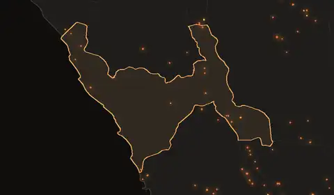 Wildfires in La Libertad