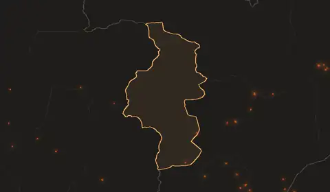 Wildfires in Cuvette-Ouest