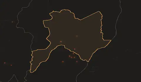 Wildfires in Cuvette