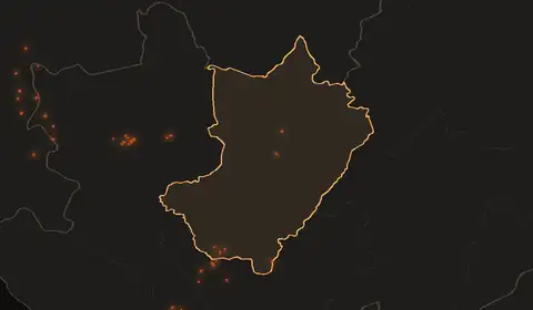 Wildfires in Lékoumou