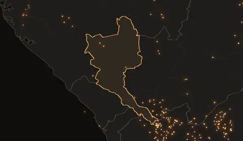 Wildfires in Niari