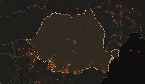 Wildfires in Romania