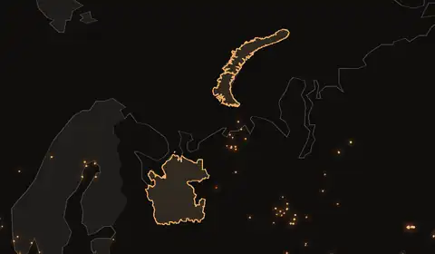 Wildfires in Arkhangelsk