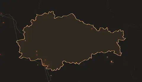 Wildfires in Kursk