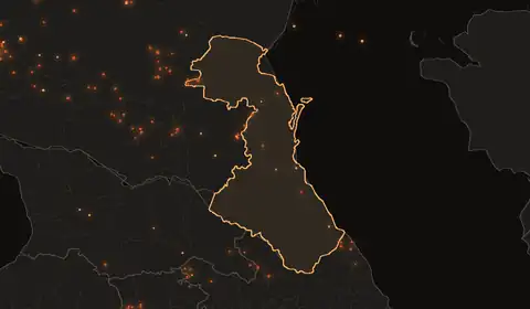 Wildfires in Republic of Dagestan