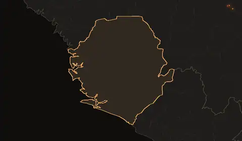 Wildfires in Sierra Leone