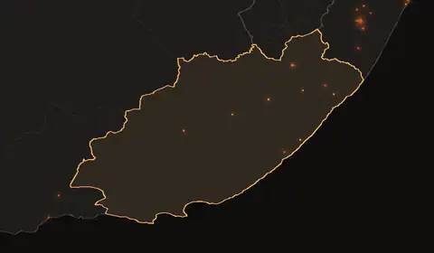 Wildfires in Eastern Cape