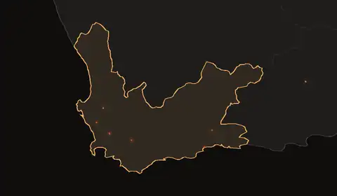 Wildfires in Western Cape