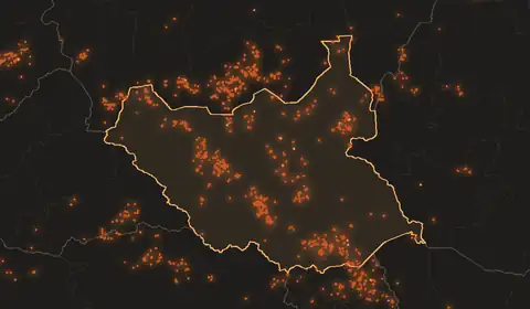 Wildfires in South Sudan