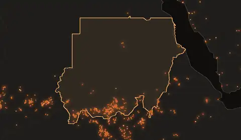 Wildfires in Sudan