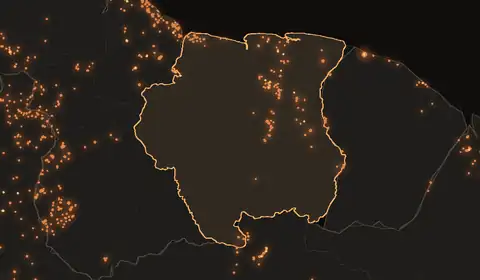 Wildfires in Suriname