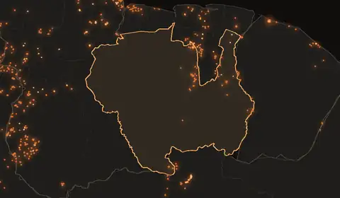Wildfires in Sipaliwini