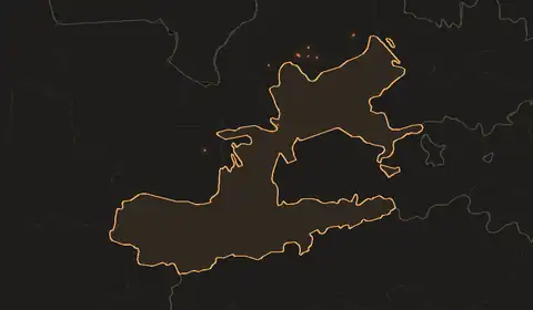 Wildfires in Khujand
